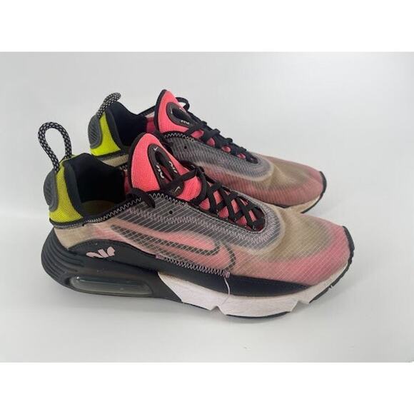 Women's Nike Air Max 2090 Lotus Pink Neon Green Size 10 - Picture 1 of 6